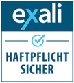 Impressum Exali Mediahaftpflichtversicherung Siegel